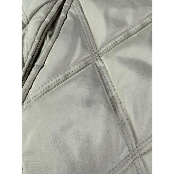 Ariat Quilt Style Insulated Puffer Vest Jacket Coat Cream White Womens 2XL XXL - Picture 6 of 11